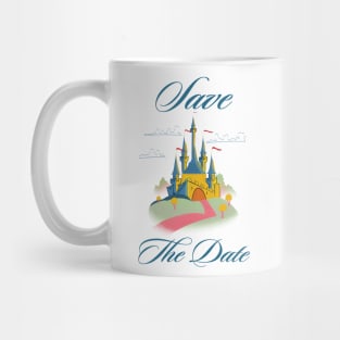 Save the Date Fairytail Castle Mug